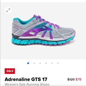 Women’s Brooks GTS 17 Running Shoe Size 9.5